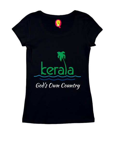 Quirkipedia God's Own Country Malayalam Kerala Womens Tshirts